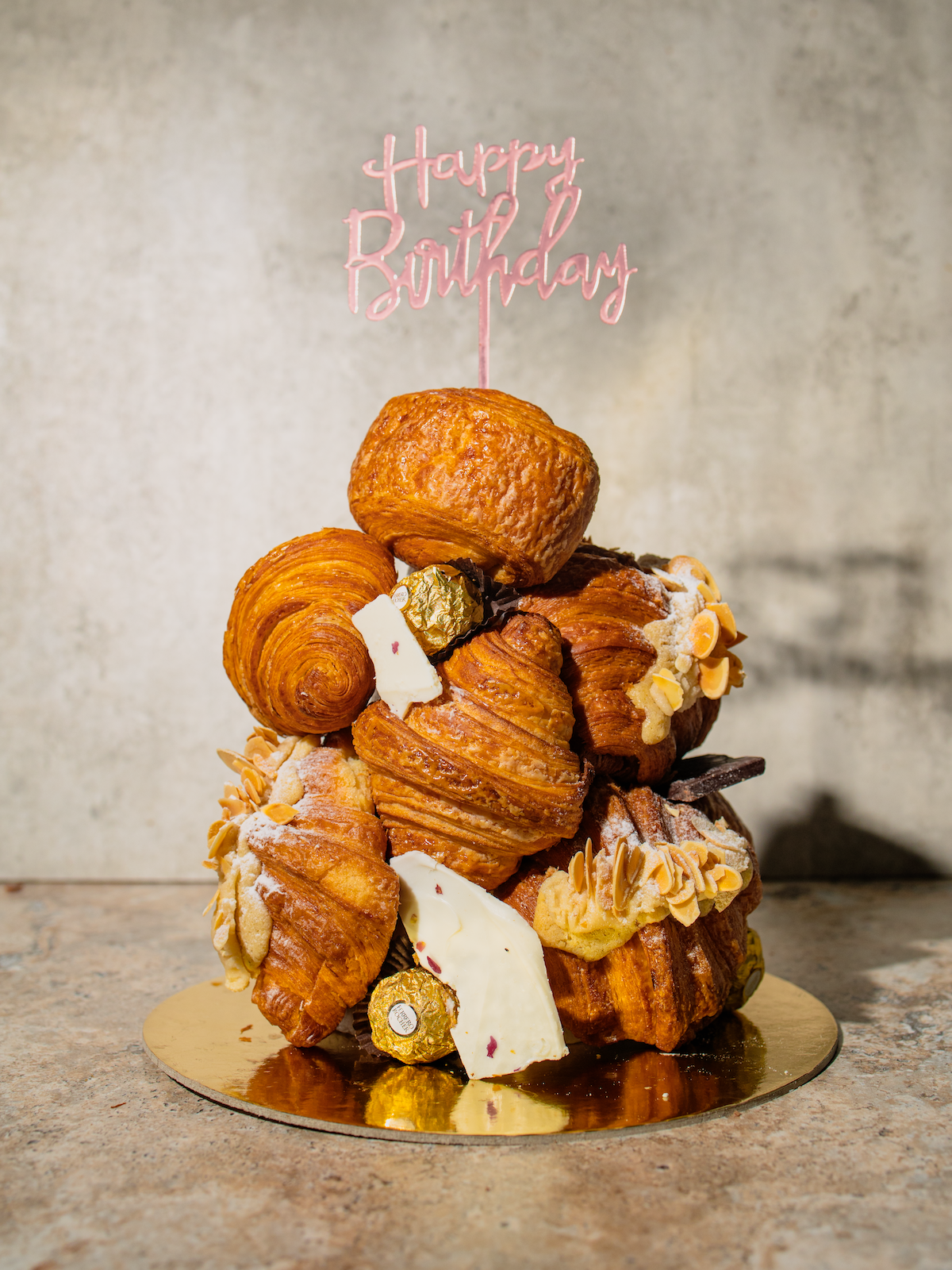 Croissant tower