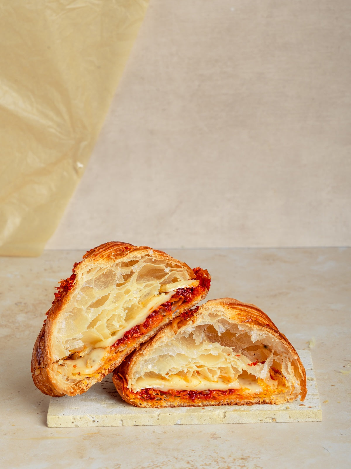 Thecha w/ Brie Cheese Croissant