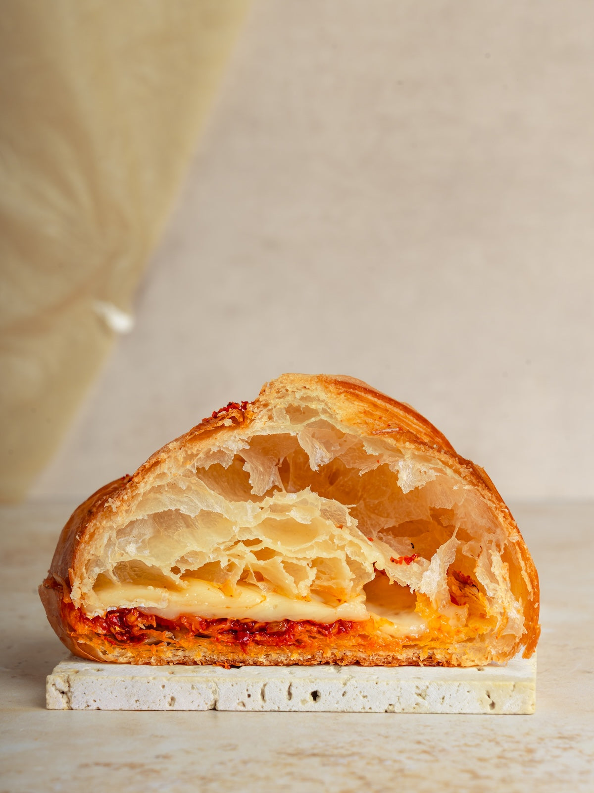 Thecha w/ Brie Cheese Croissant