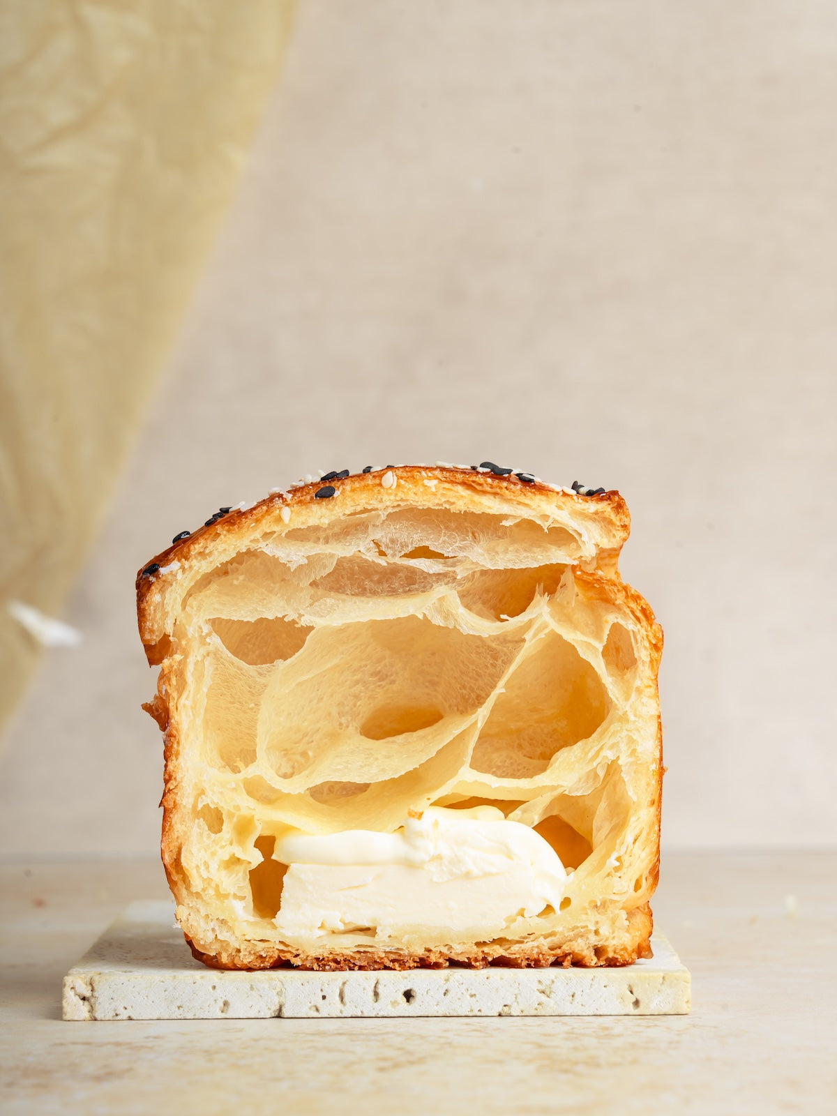 Kiri Cheese w/ Spiced Hot Honey Danish