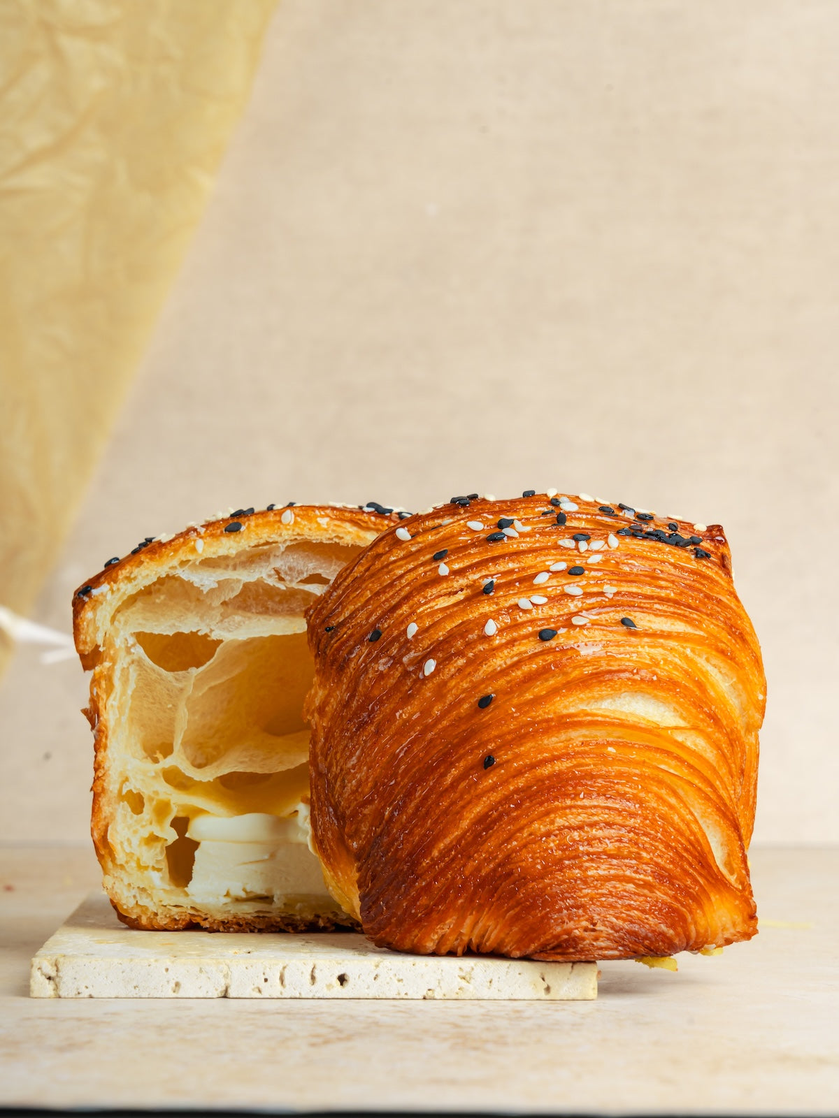 Kiri Cheese w/ Spiced Hot Honey Danish