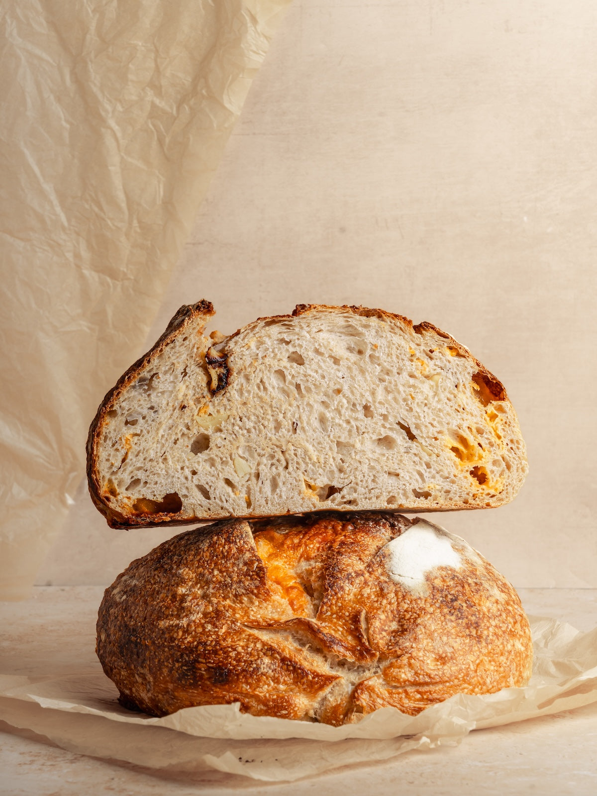 Garlic & Cheddar Cheese Sourdough