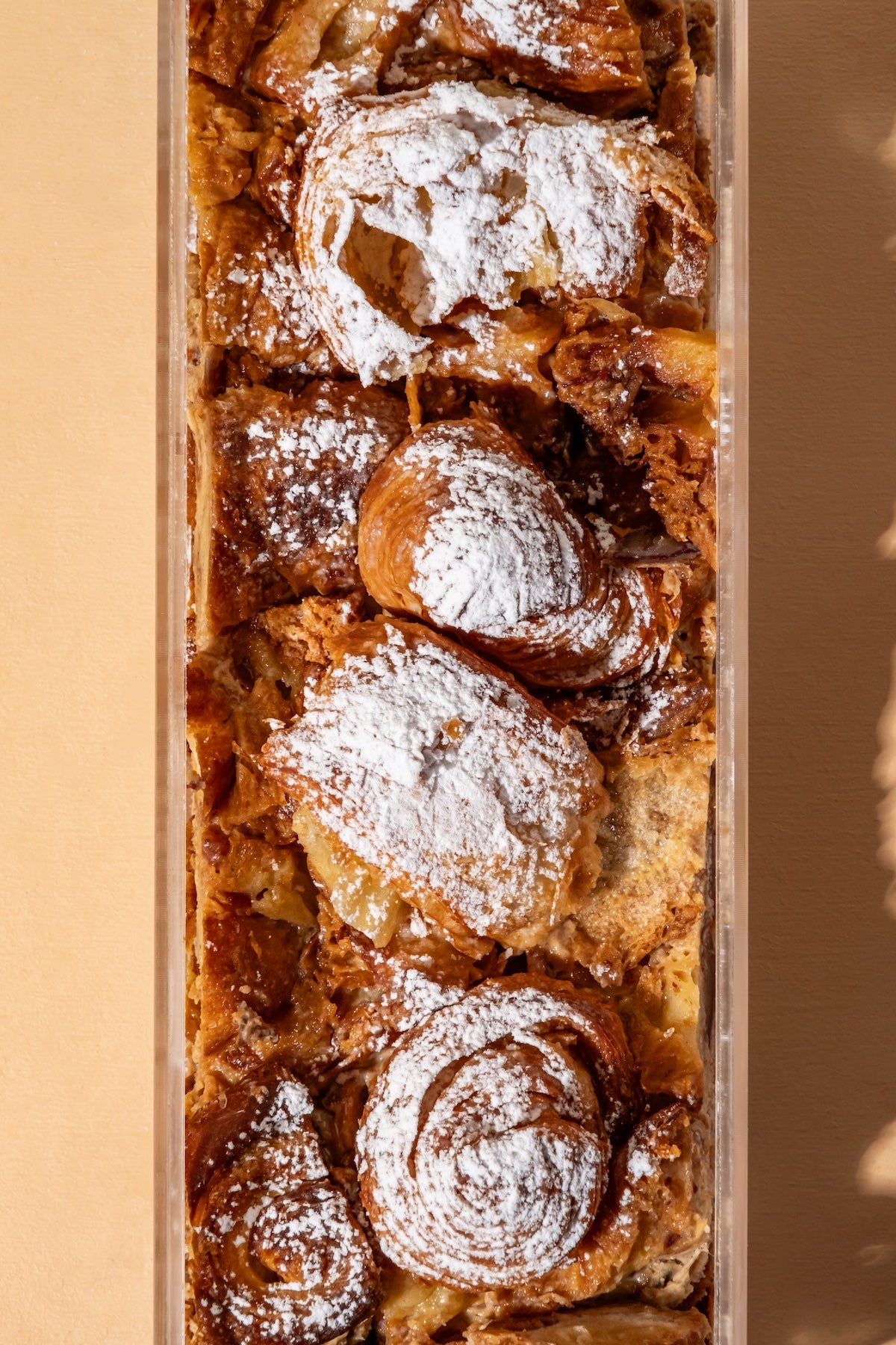 Sticky Toffee Date Croissant Pudding