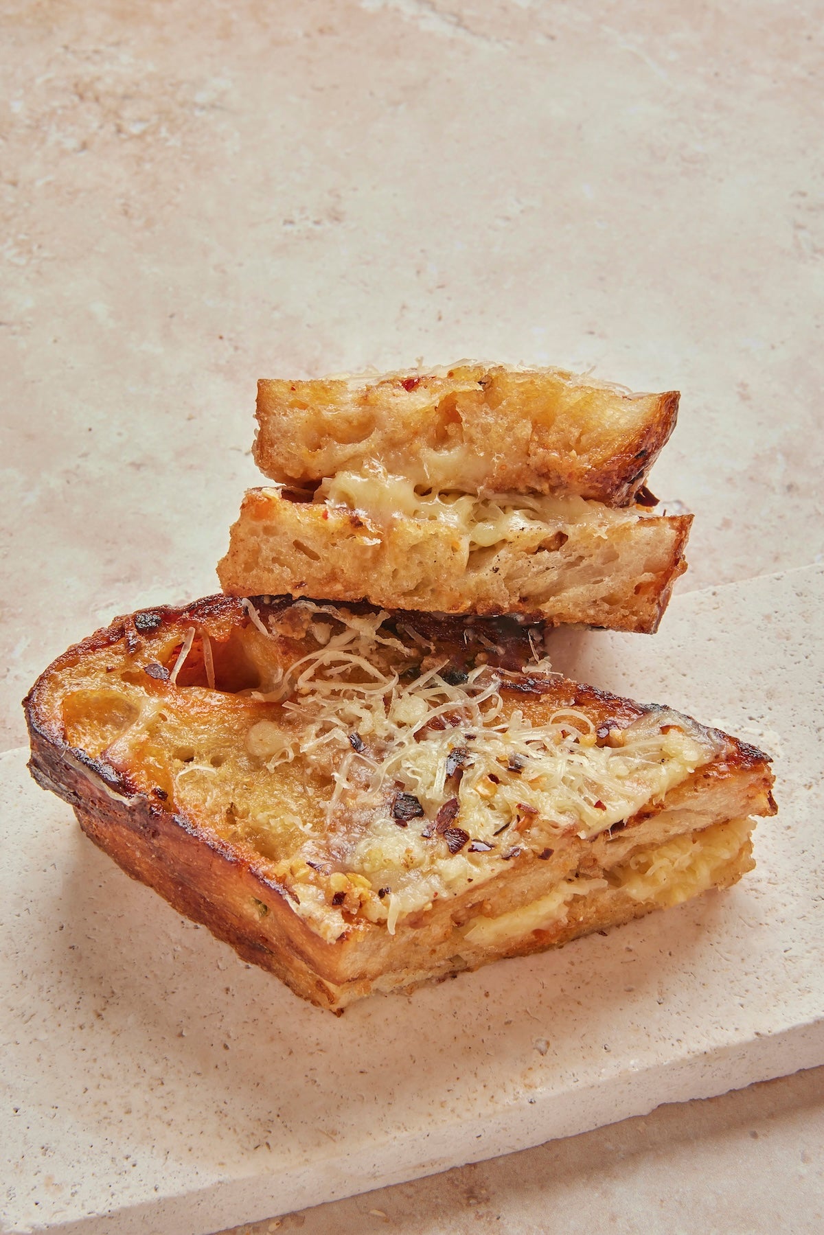 Maharashtrian cheese toast