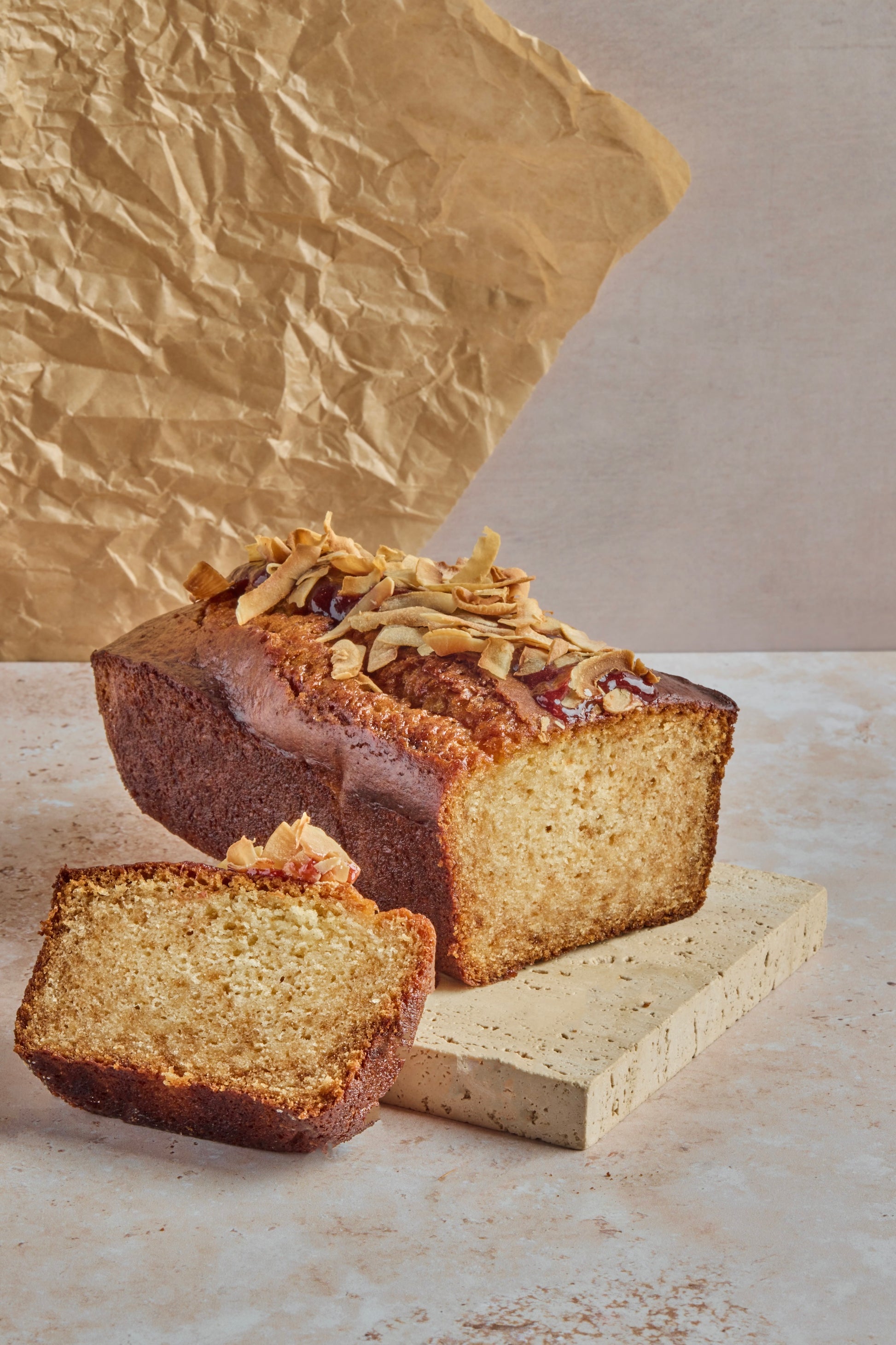 Honey jam slice