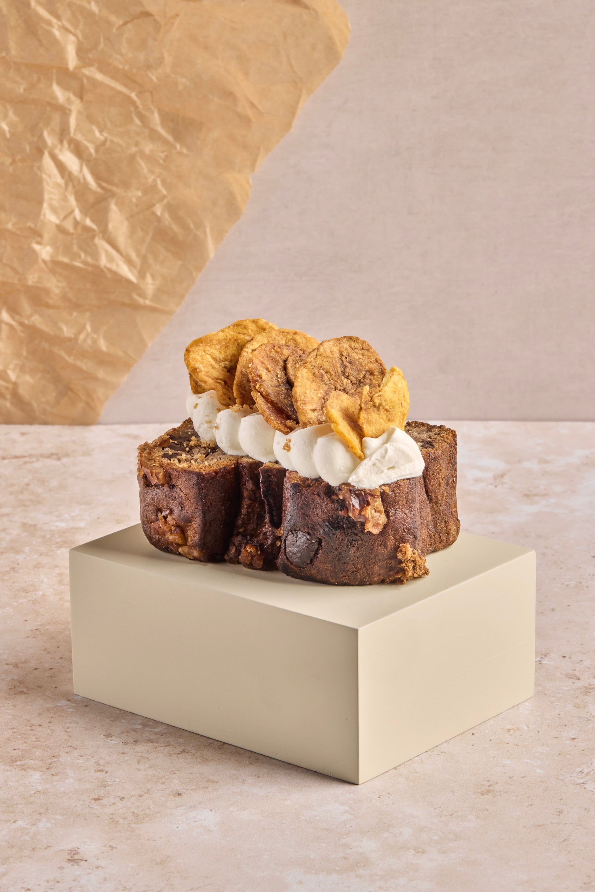 Toasted banana bread