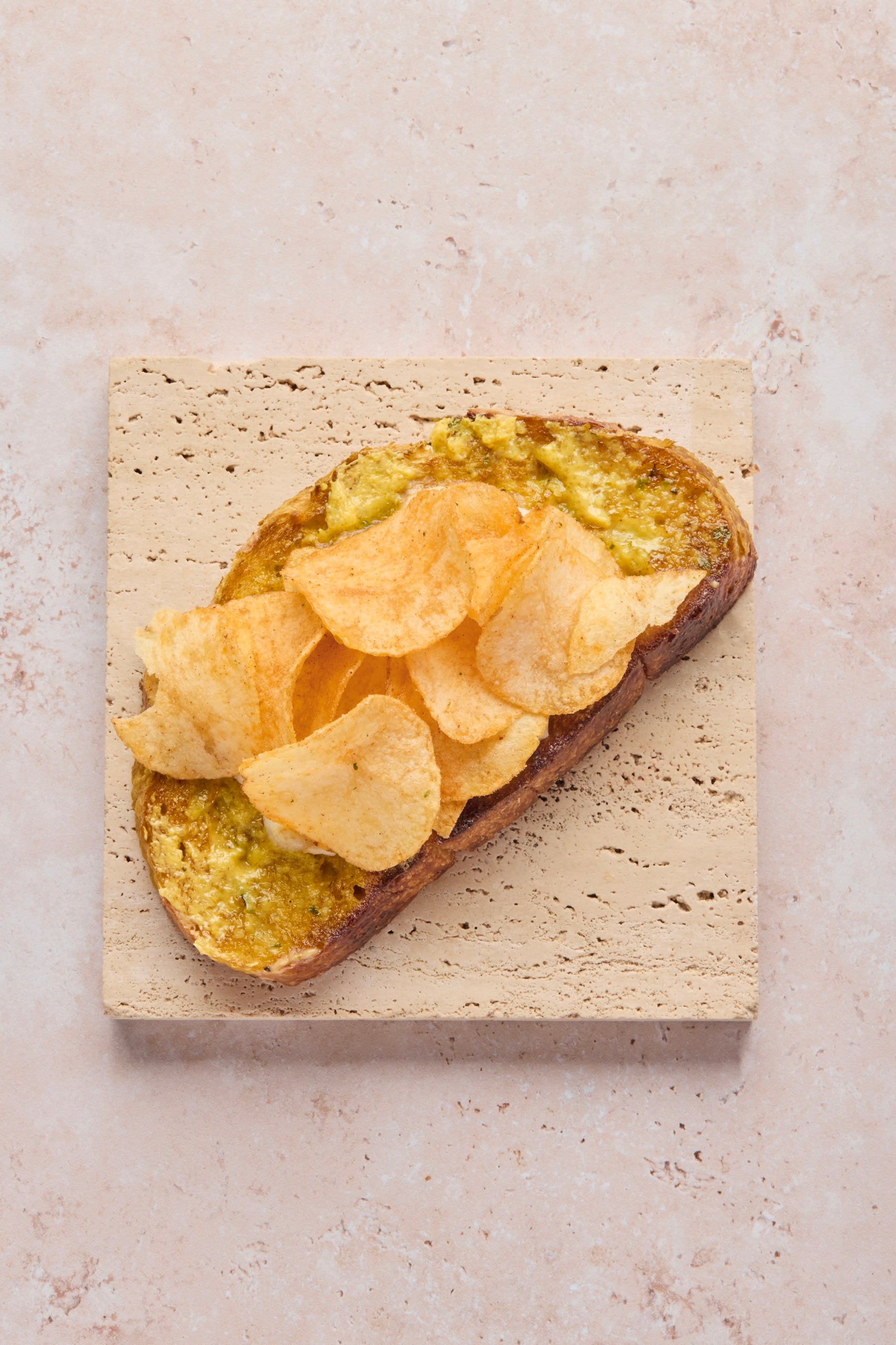 Curry garlic butter w/ chips toast