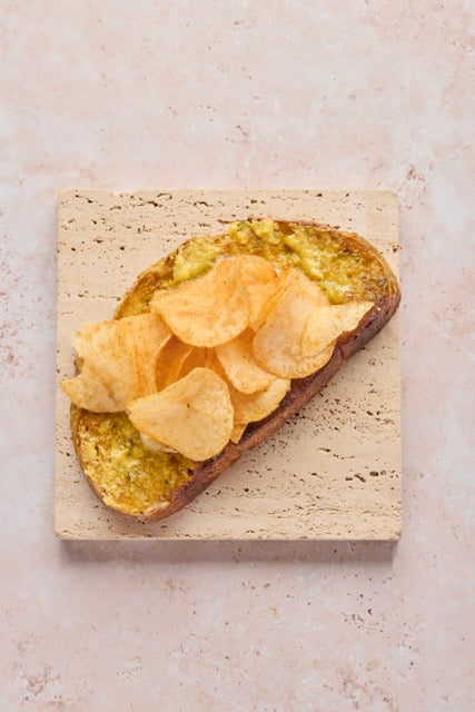 Curry garlic butter w/ chips toast