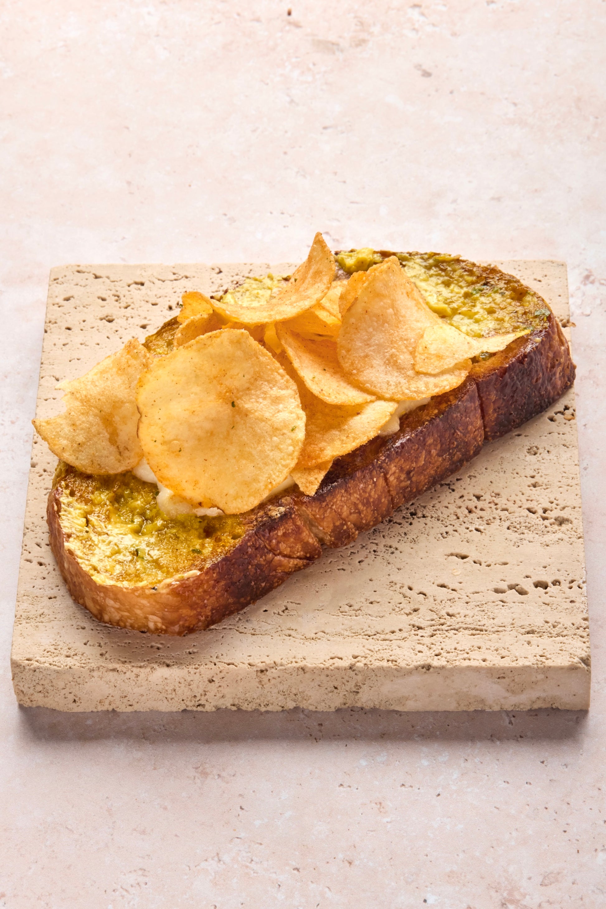 Curry garlic butter w/ chips toast