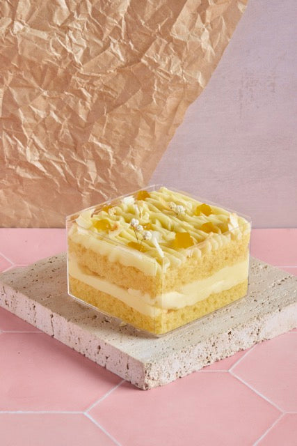 Coconut passionfruit cake