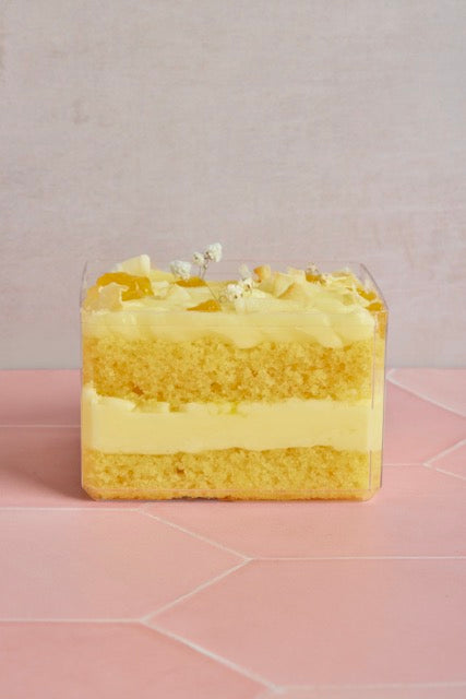 Coconut passionfruit cake