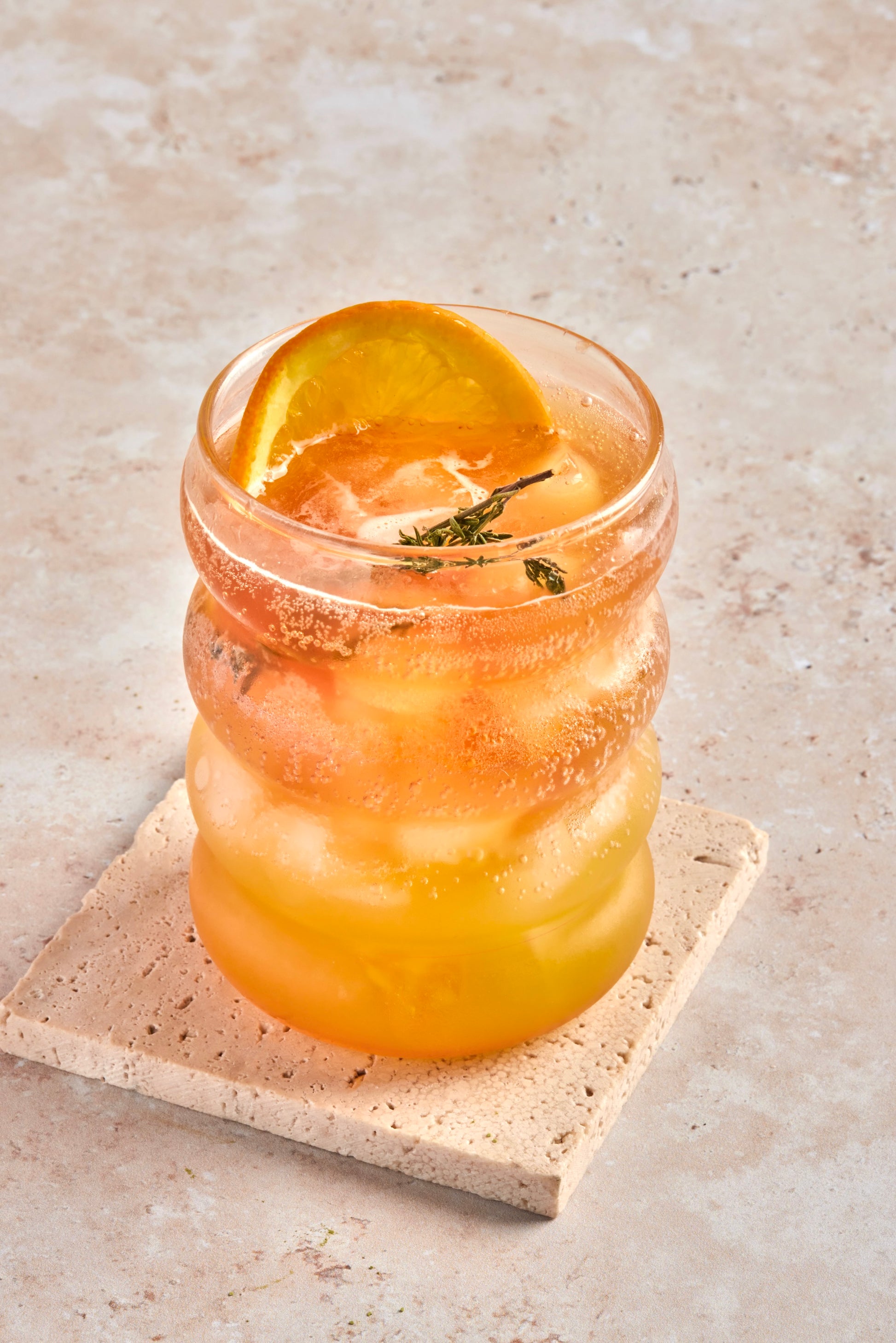 Honey orange earl grey tea soda